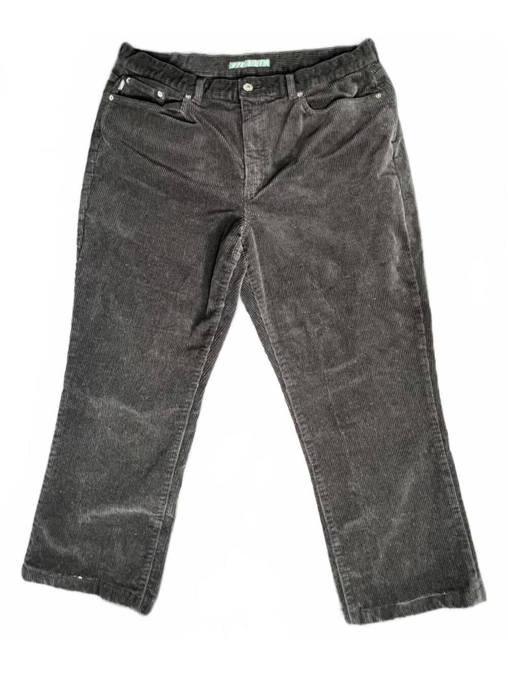 Lauren Ralph Lauren Women’s Black Corduroy Chinos